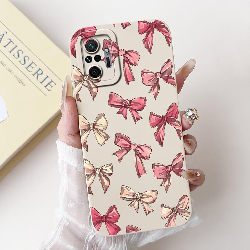 For Redmi Note 10 Pro 4G Case Cover Silicone Cute Cat Fashion Butterfly Flowers Love Funny Painted Phone Case M2101K6G M2101K6R