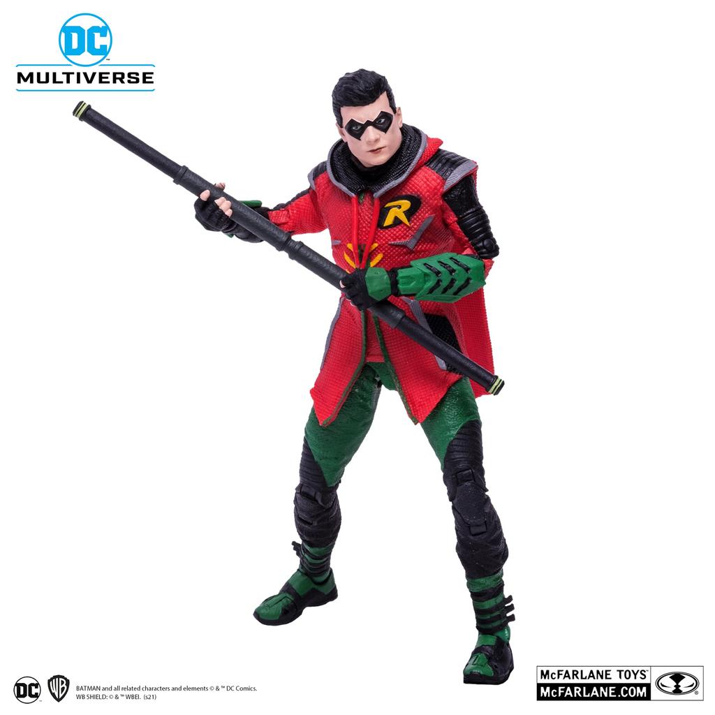 DC Multiverse DC Comics Gotham Knights Robin 7 Inch Action Figure Red Approximately 18 Cm Tall 15377 #111