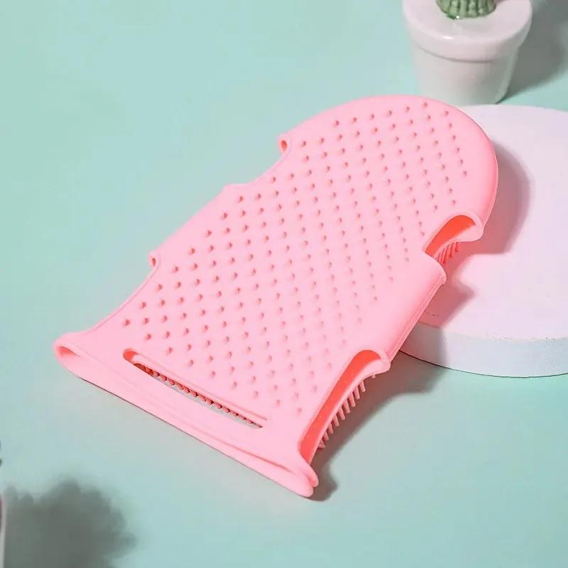 Bathroom Pet Dog Cat Puppy Bathing Brush Soft Silicone Massager Gloves Shower Gel Clean Tools Comb Cleaning Grooming Supplies