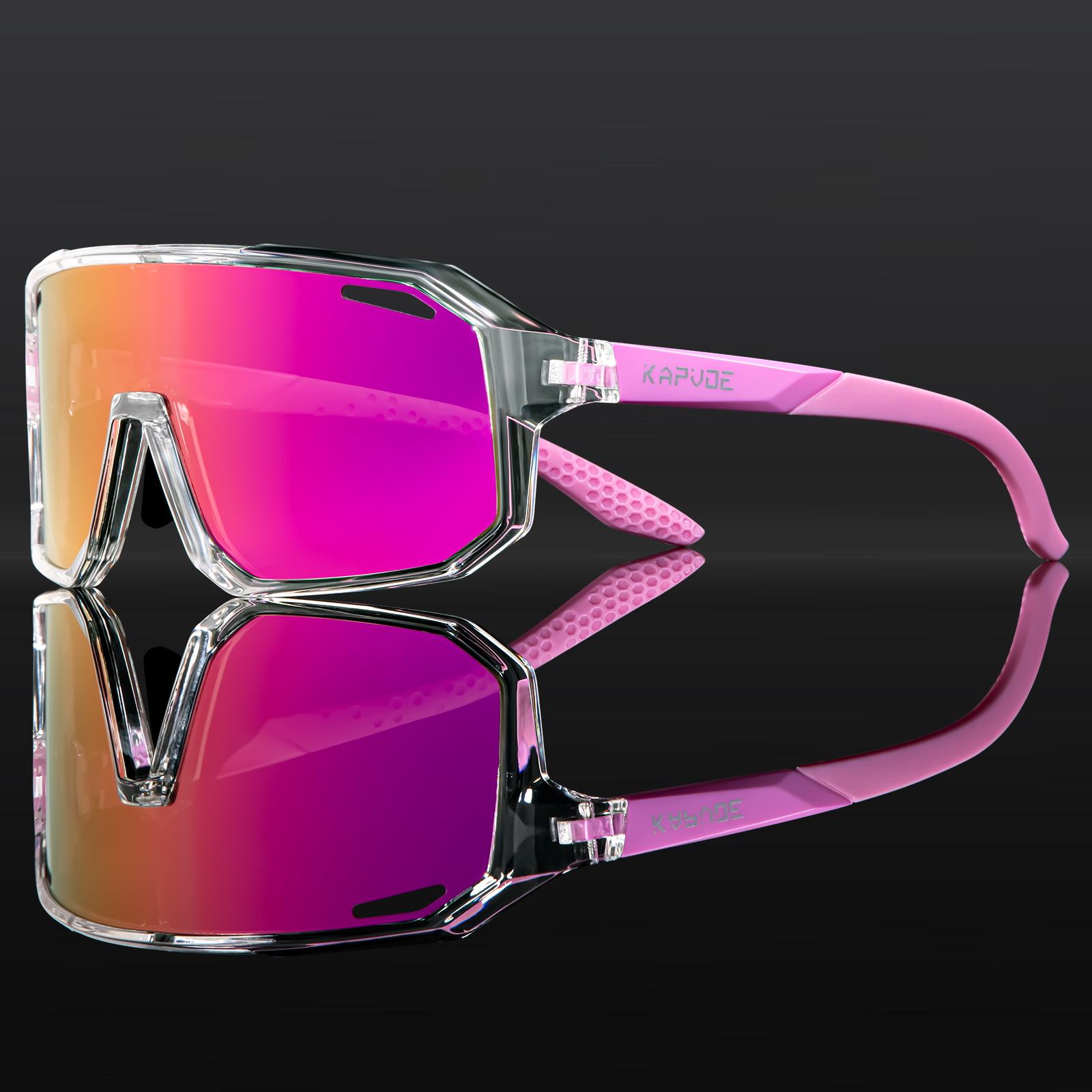 

KAPVOE Children Riding Eyeglasses UV400 MTB Road Bike Cycling Photochromic Sunglasses Bicycle Outdoor Sports running Eyewear No accessories