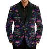 Herren Druck Kord Warm Taschen Anzugjacke Cardigan Herren Freizeitanzug