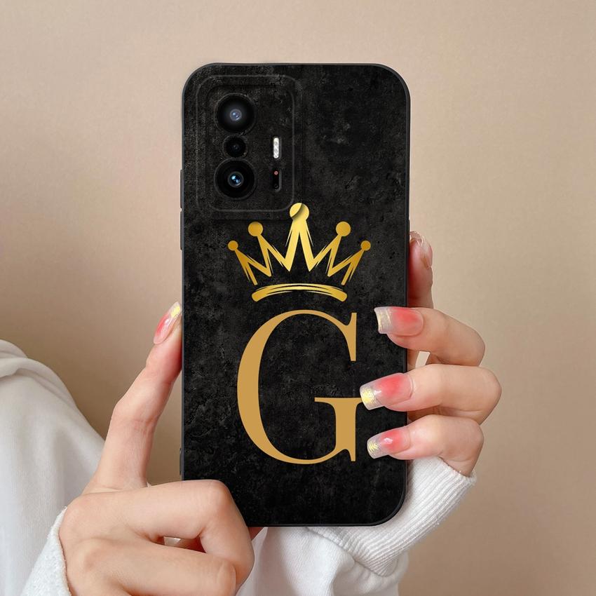 Casing For Xiaomi Mi 11T 11X 11 10T Pro Lite 6X Fashion Art Letter Phone Case Camera Protection Matte Silicone Anti Slip Shell For Xiaomi Bumper Cover