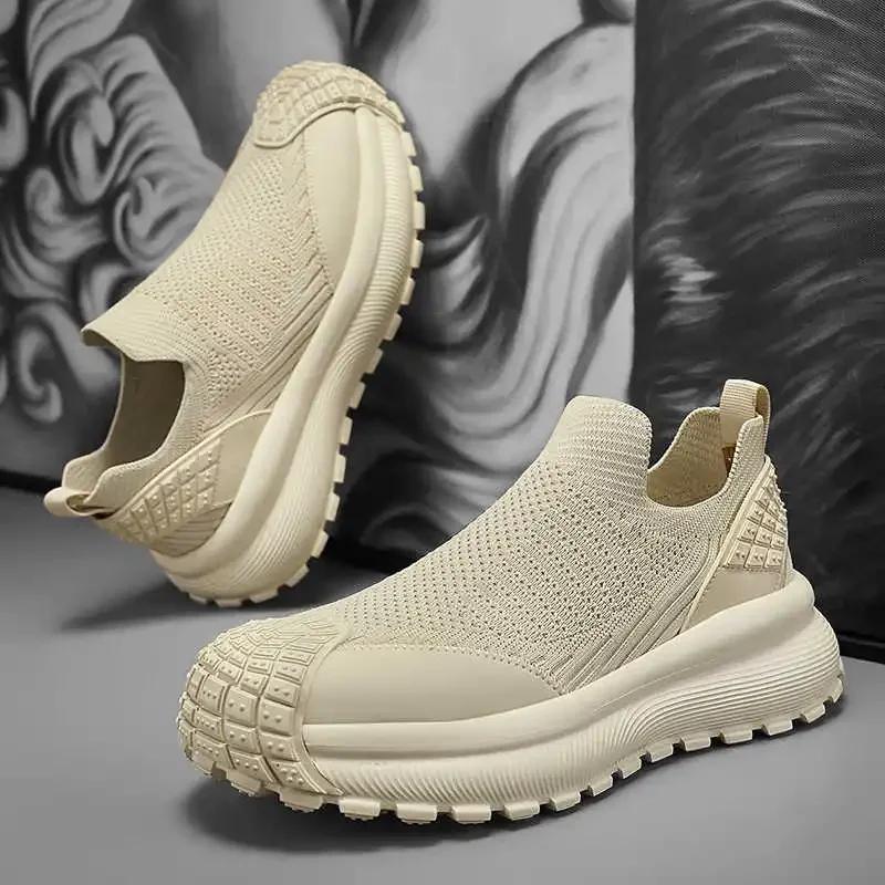 Spring Big Sole Sneakers Designer Luxury Heels Elegant Dress Man Shoes Party Dresses Sport