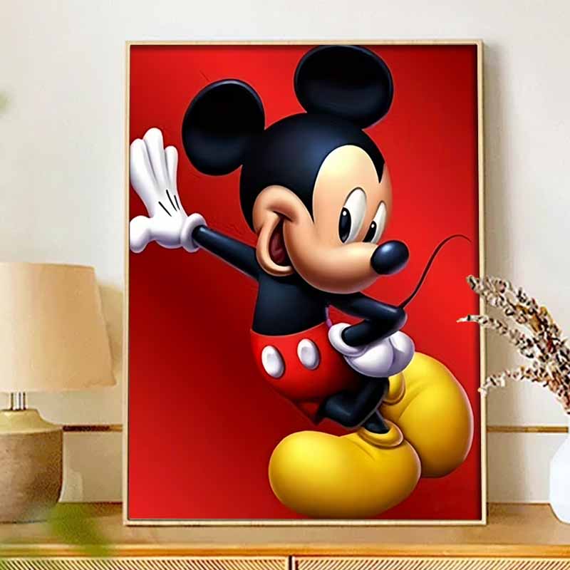 Disney DIY diamond painting 5d Mickey Mouse cartoon full drill cross stitch diamond living room bedroom decoration painting