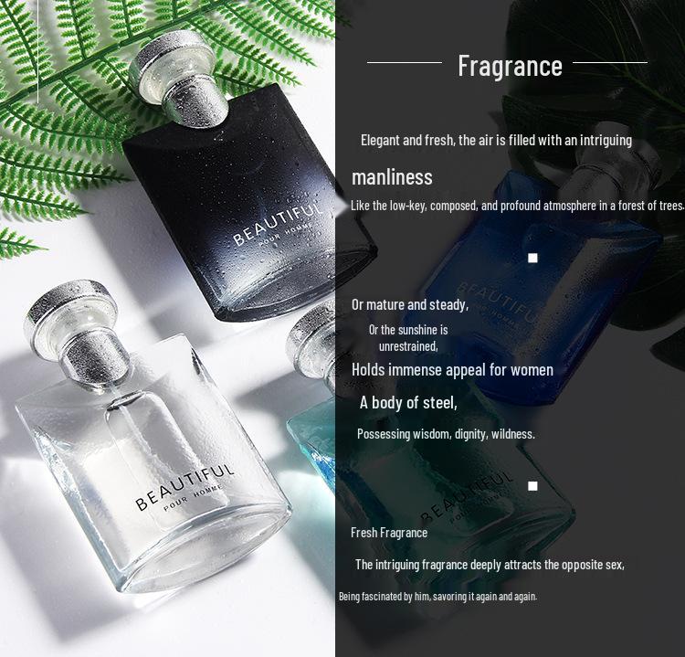 Little City Yika Darjeeling Tea Men's Perfume - 100ml Azure Gentleman Cologne, Long-lasting Light Fragrance