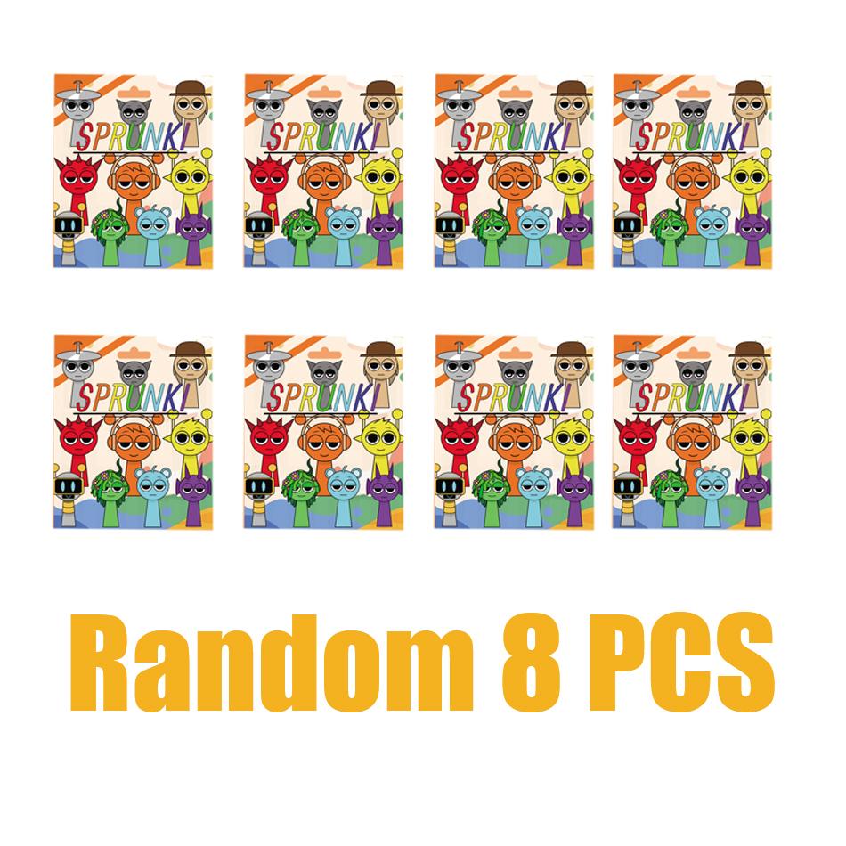 Funny Sprunki Character Models Box PVC Sprunki Game Action & Toy Dolls Character Set Kids Birthday Christmas Gifts