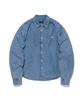 LEE Women'S Basic Denim Shirt Indigo Medium