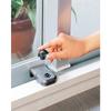 Nomura Tech Wind Lock Jumbo Auxiliary Lock for Sash and Sliding Doors, Silver, N-1046