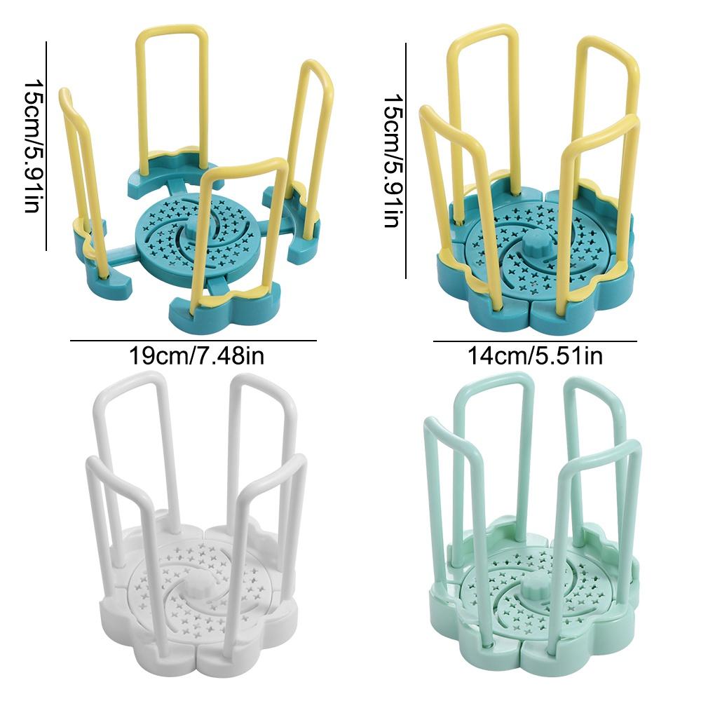 Draining Retractable Bowl Rack Single Tier Dish Display Stand Tableware Drainer Rack  Kitchen