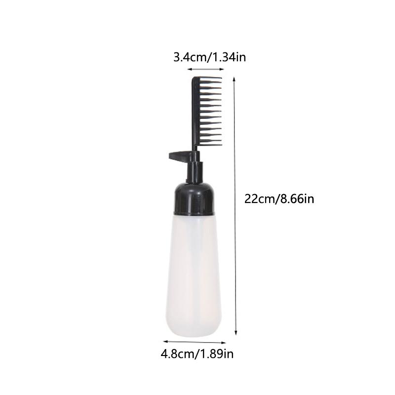 Hair Bottle Applicator Comb Dye Brush Tool Coloring Color Dyeing Salon Bottles Tools Perming Tint Dispensing Dispenser Styling