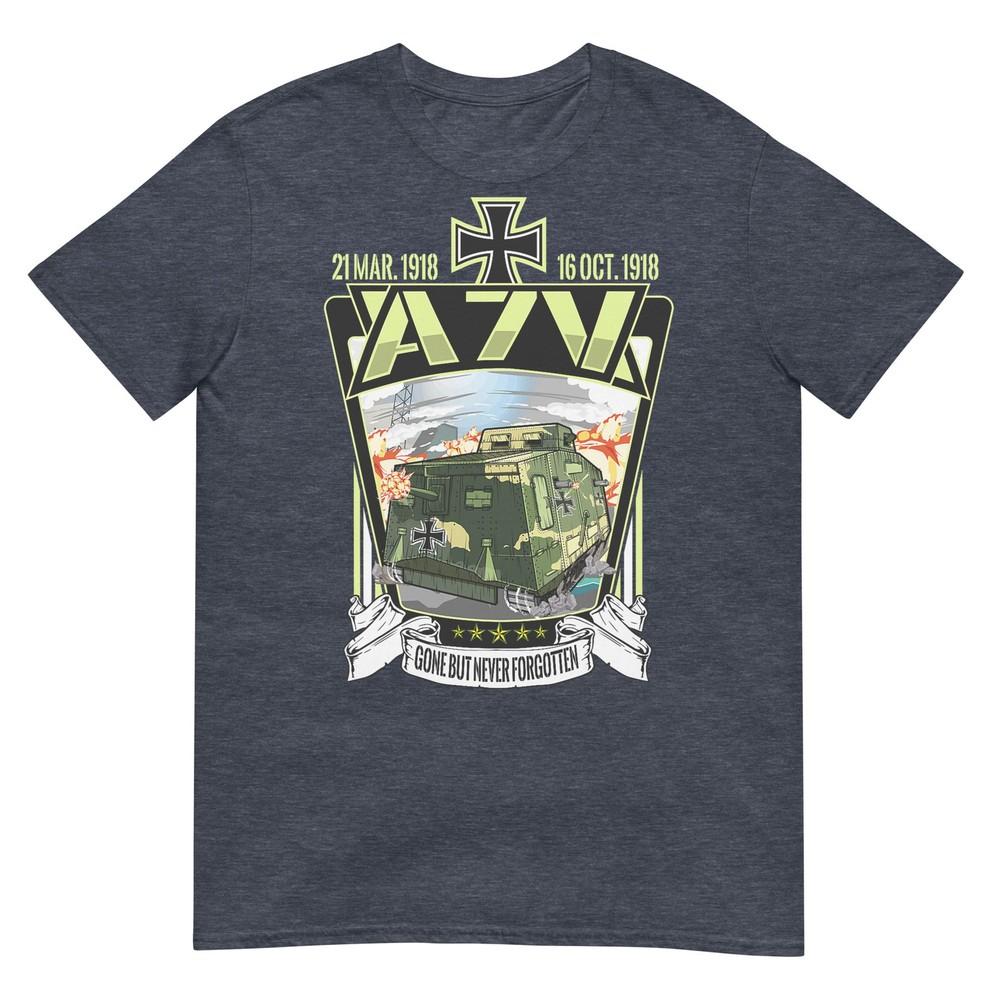 Ww1 World War Gerunisex Heavy A7v Tank Tshirt