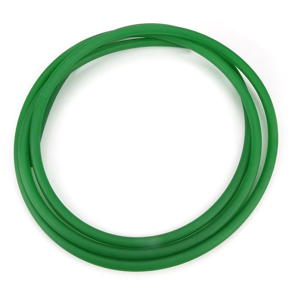 Green Rough Surface PU Polyurethane Round Belt for Drive Transmission(12mm*3m)