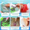 B97A-DIY Crafts With Bracket, 1Set/8Pcs Ocean Art Painting Coaster Set Adult Anti Slip Coaster Art Supplies Gift
