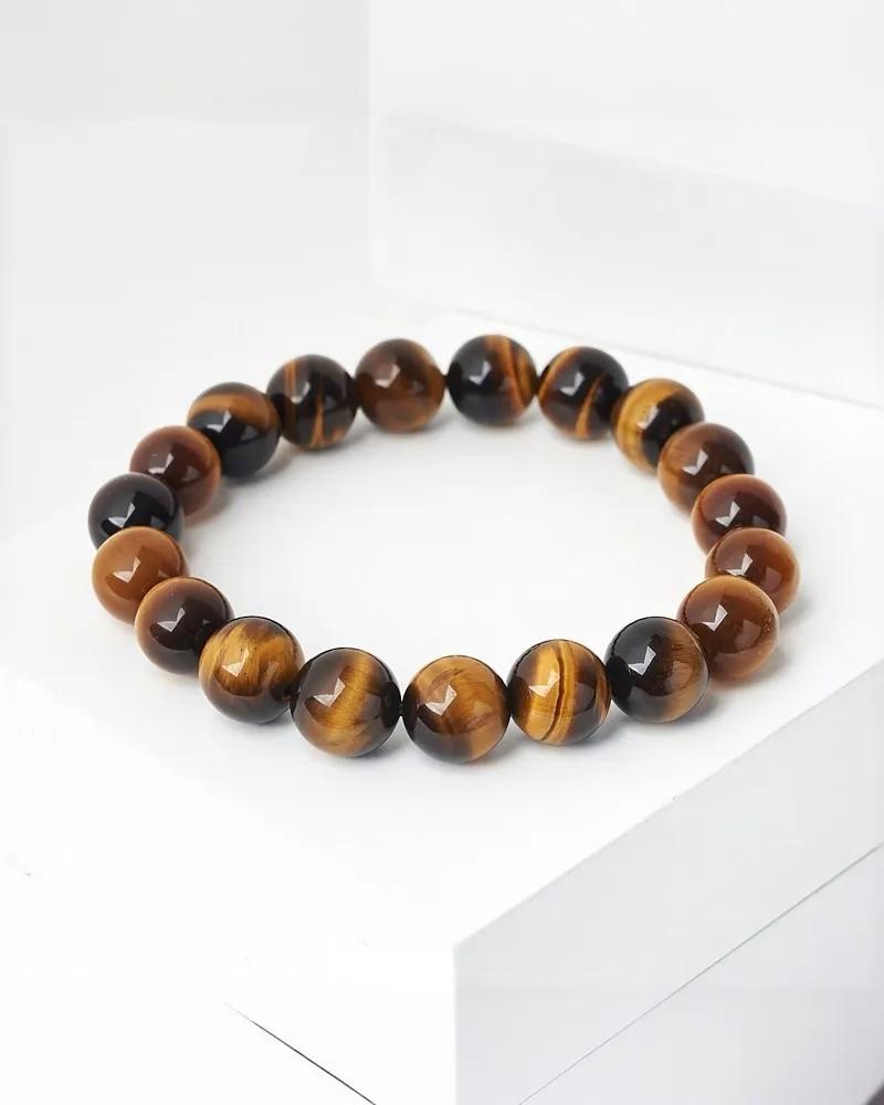 

Браслет из натурального камня Браслет на удачу жёлтый