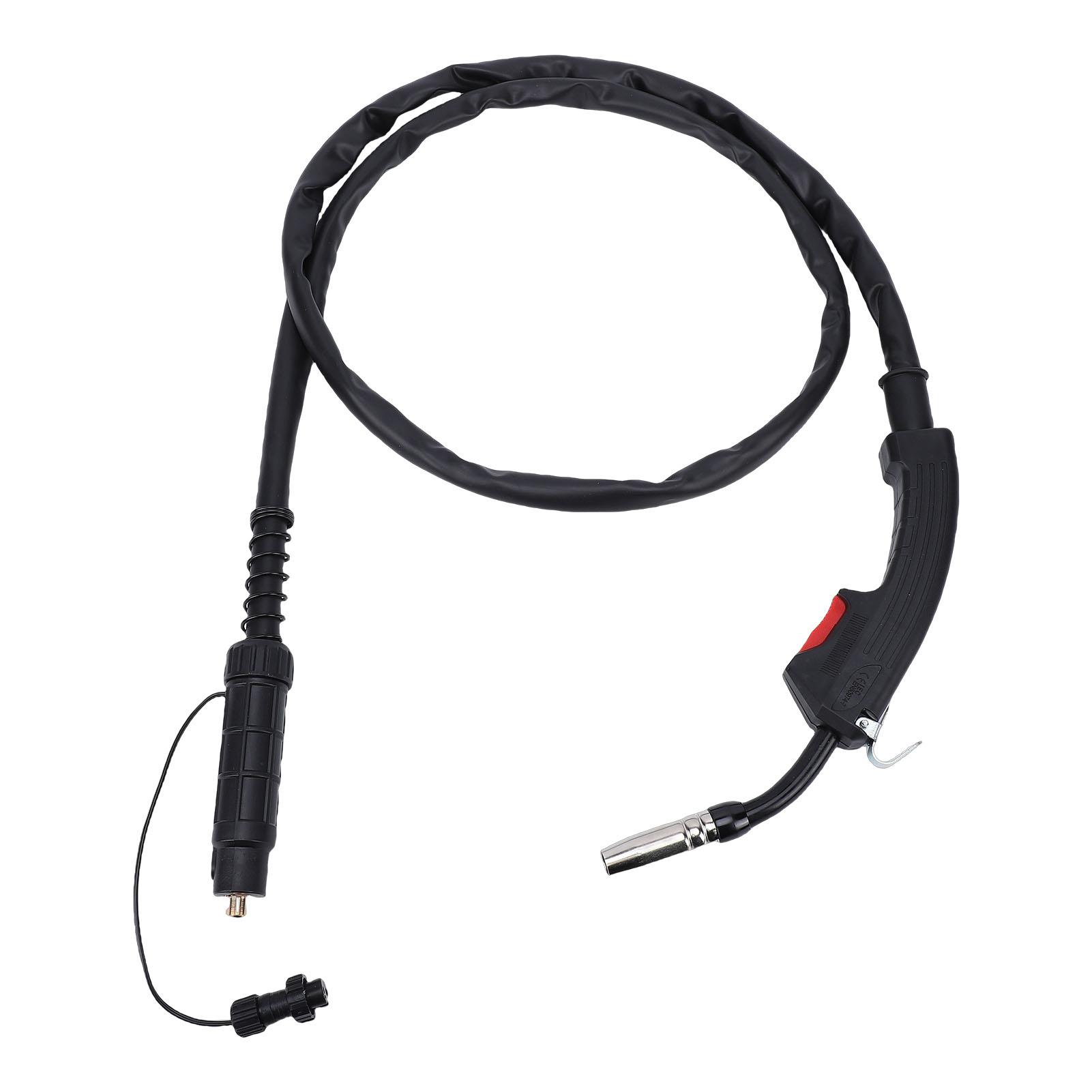 

MIG Welding Gun Support for MIG130 2m L 160A~200A Torch Stinger Replacement for 0.8~1.2mm Wires MIG Welding Gun Replacement чорний