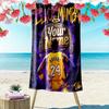 Custom NameBlack Mamba Tribute Beach Towel Soft Microfiber Summer Towel Quick Dry Absorbent Towel for Beach Swimming Pool Travel