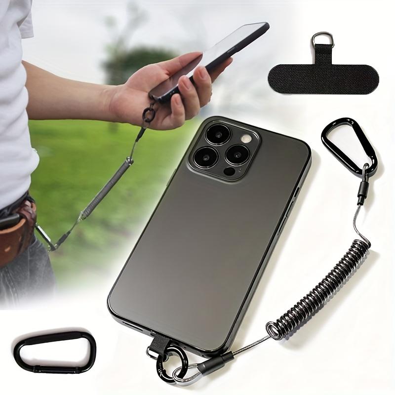 Adjustable Anti-Fall Phone Neck Strap with Steel Cable, Universal Anti-Loss Lanyard for iPhone Android & Outdoor Activities