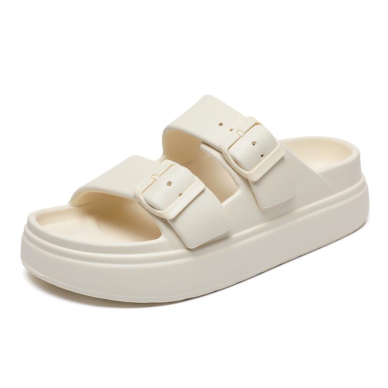 Fashion Thick Platform Eva Flip Flops For Women 2025 Summer Clip Toe Non Slip Beach Sandals Woman Comfortable Soft Sole Cloud Slippers