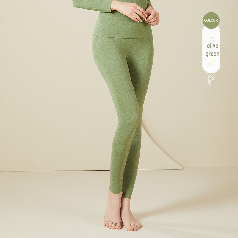 Women's Seamless Silk Velvet Leggings - Thermal, Slimming, and Perfect for Autumn & Winter