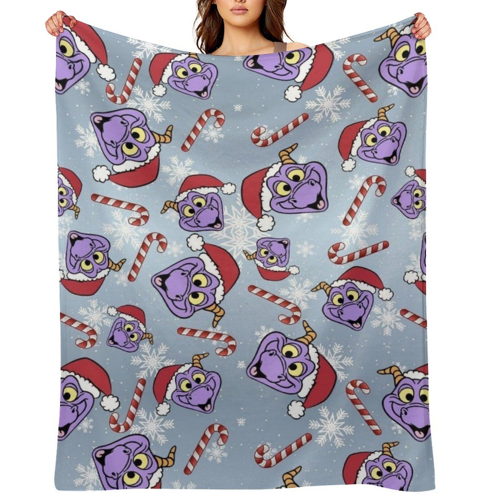 Figment the dragon! Throw Blanket Cute Plaid Sleeping Bag Hairys Sofa Quilt Blankets 30x40in