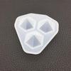 Forma ve tvaru diamantu 3D DIY Silikonová pryskyřice Epoxidová forma s kamínky