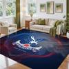 Crystal Palace Design Crystal Velvet Rug Soft Decorative Mat for Bedroom Entrance