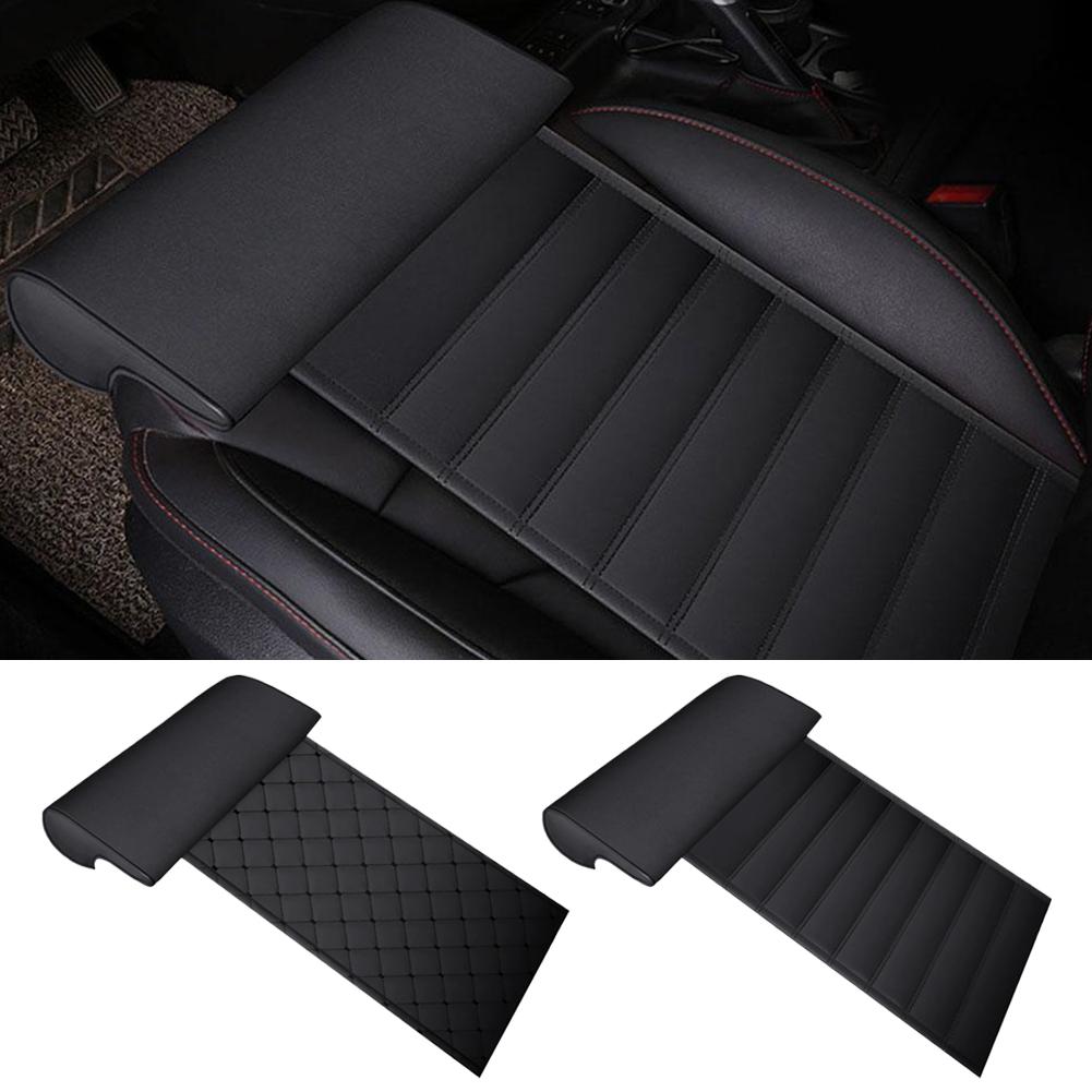 Universal Car Leg Support Cushion PU Leather Car Seat Extender Cushion Memory Foam Leg Support Pillow For Long-Distance Dri N3T3