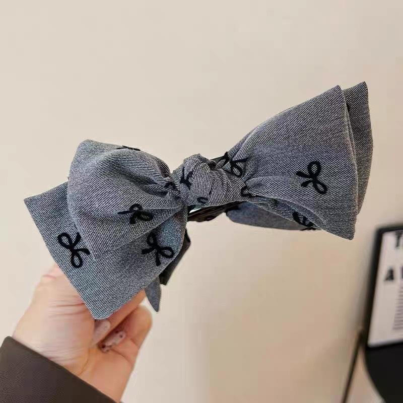 

1pc Retro Bow Clip Elegant High Ponytail Clip Cute Bun Hair Clip Sweet Updo Clip Headpiece