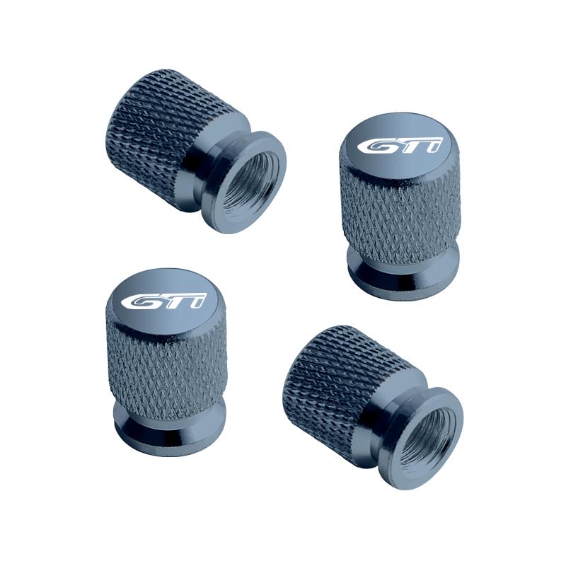 For VW VOLKSWAGEN 2026 New For Peugeot GTI Emblem 106 107 206 207 208 301 307 408 508 3008 Badge Car Wheel Tire Valve Caps Tyre