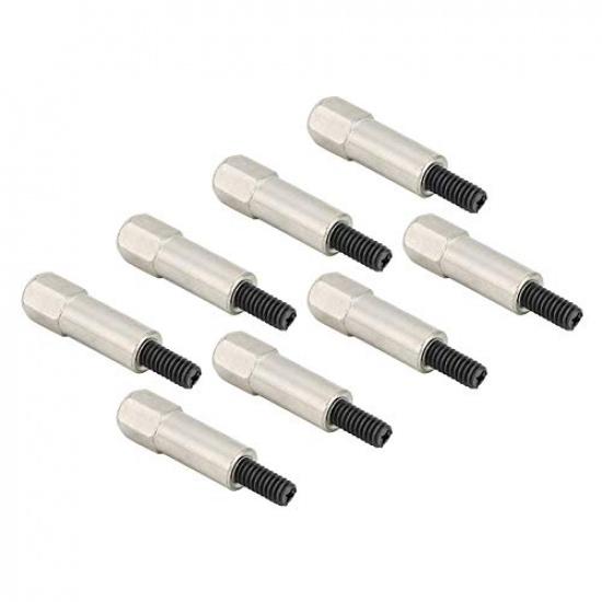 KIMISS Valve Cover Bolt Set, 8 PCS Stainless Steel Cover Bolt Set Fits Valve Cover Hold Down Bolts for 283 302 305 307 327 350 383 400 SBC Eng