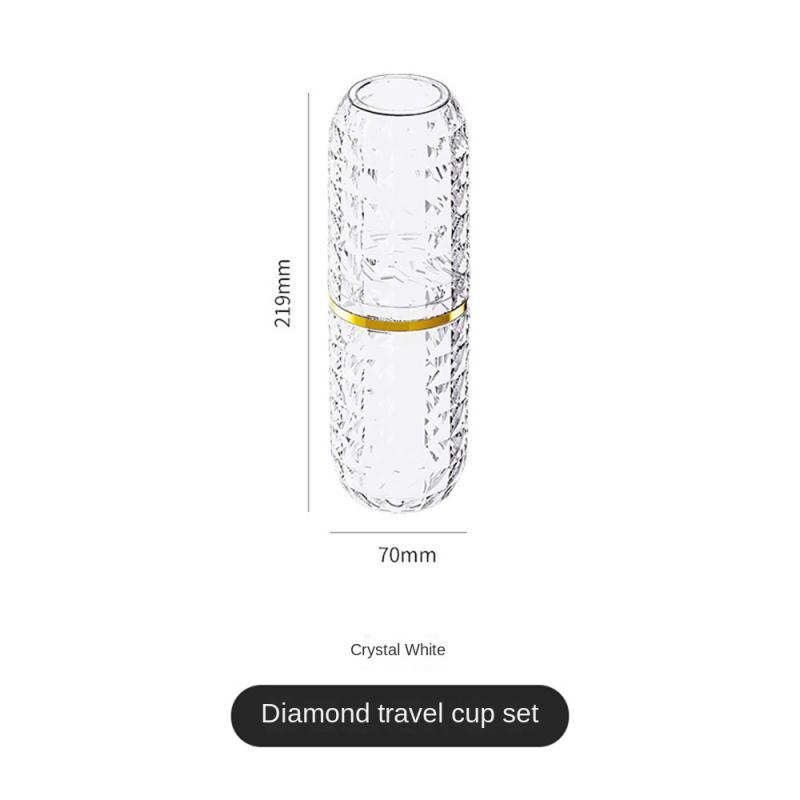 Practical Toothbrush Cup Luxurious Toothpaste Storage Case Box For Outdoor Travel Camping Creative Bathroom Toothpaste Holder