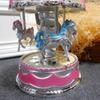 Cartoon Carousel Ornaments Exquisite Horse Music Box Fantasy Carousel Music Box  Birthday Gifts