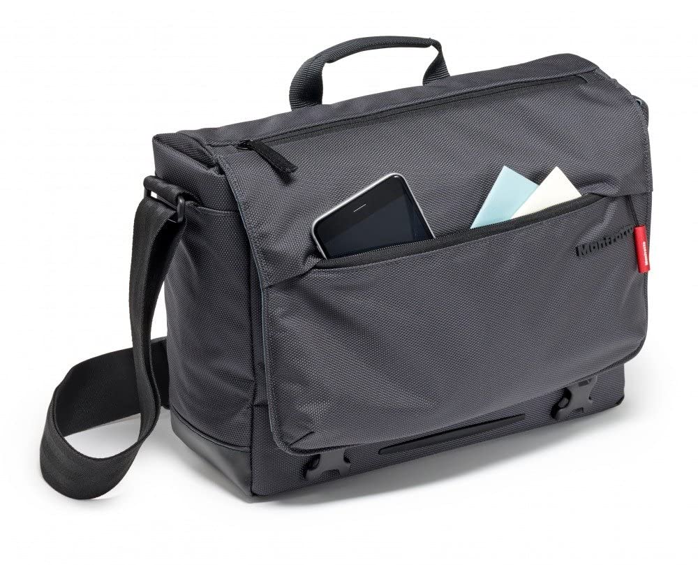 Manfrotto Messenger Bag Manhattan Collection 8.3L Speedy 10 12" PC Storage Tripod Mountable Rain Cover Included Water Repellent Material MB MN-M-SD-10