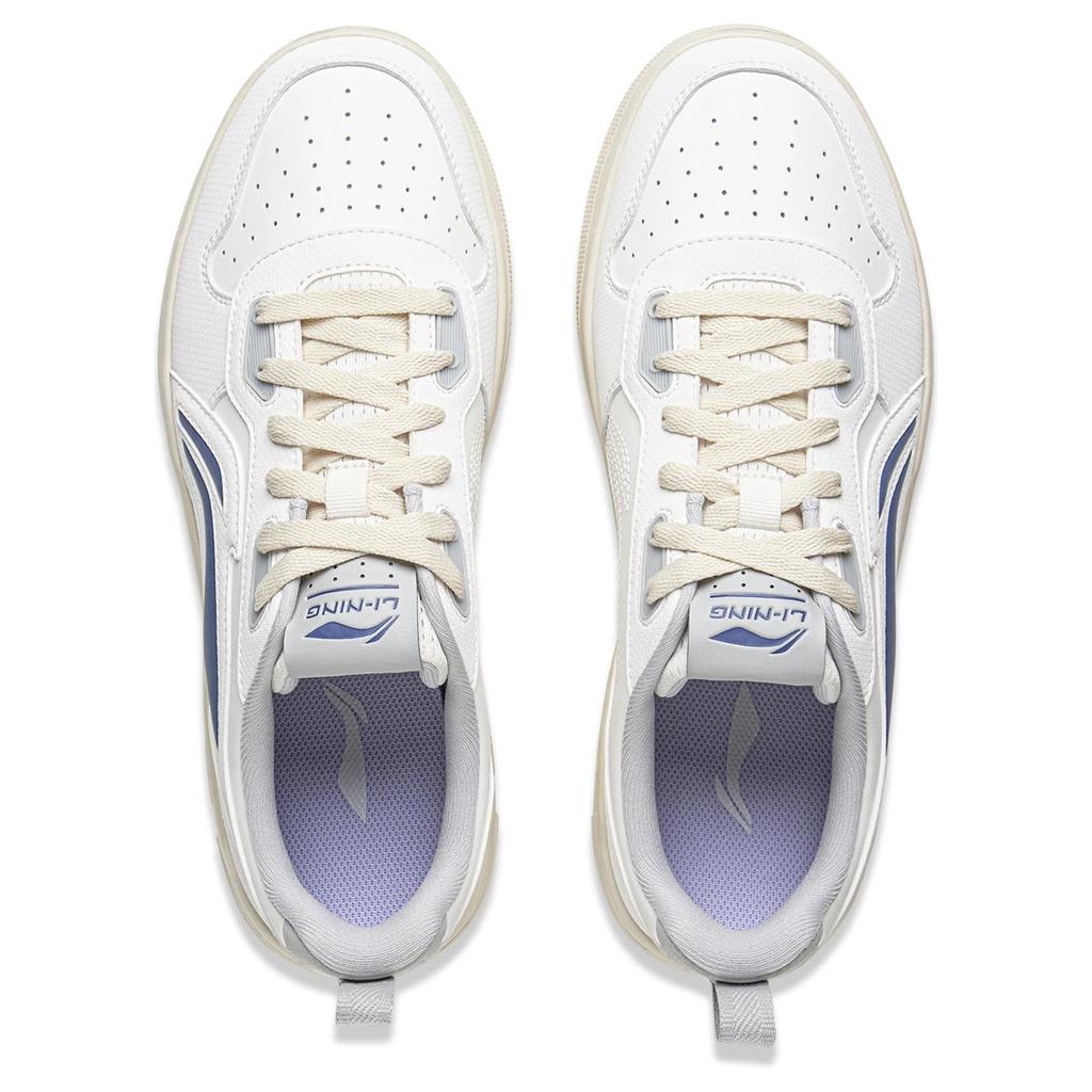 Li Ning Qiong Yun Classic Versatile Comfortable Trendy Shock Absorbing Non-Slip Wear-Resistant Breathable Lightweight Low-Top Skate Shoes AGCV101-1