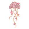 Unique Rhinestones Jellyfish Shaped Brooch Sea Creature Pin Jewelry Accessories For Jackets Coats And Bags