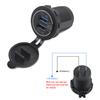 Quick Charge 3.0 Dual Car USB Charger Socket 12V/24V Waterproof Fast Charging Socket Power Outlet with Touch Switch Usb Socket