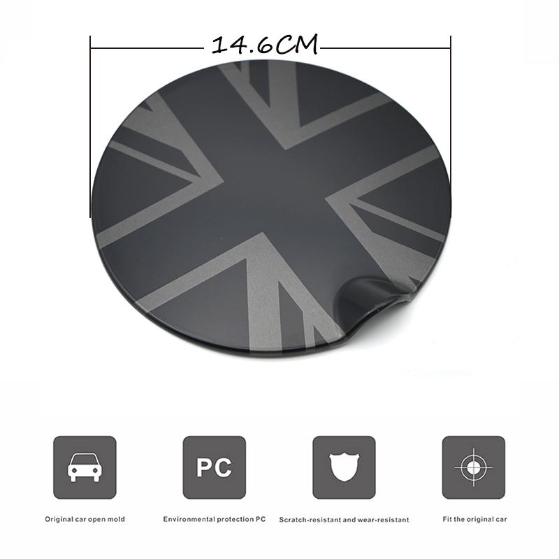 Brand New Plastic Car Fuel Tank Cap Cover StickerFor Mini Cooper One Hatchback R50 1.5T Car-Styling Decoration