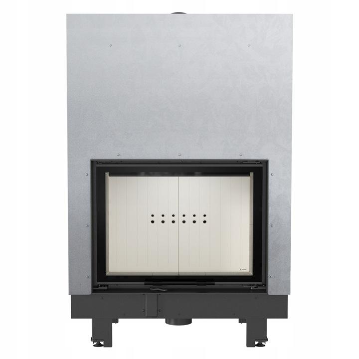 Steel Fireplace KRATKI MBA 17 kW Ø 200 Lift-up Self Closing Door