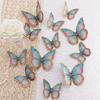 12 PCS 3D Butterfly Wall Decor Laser Butterfly Decorations for Birthday Party Cake Decorations Butterfly Wall Decor Stickers for Baby Shower Decals