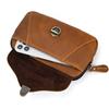 Fashion Bum Bag Waist Pack Men Women Leather Waist Pack On Belt Pouch Genuine Leather Outdoor Phone Pouch Cigarette Tissue