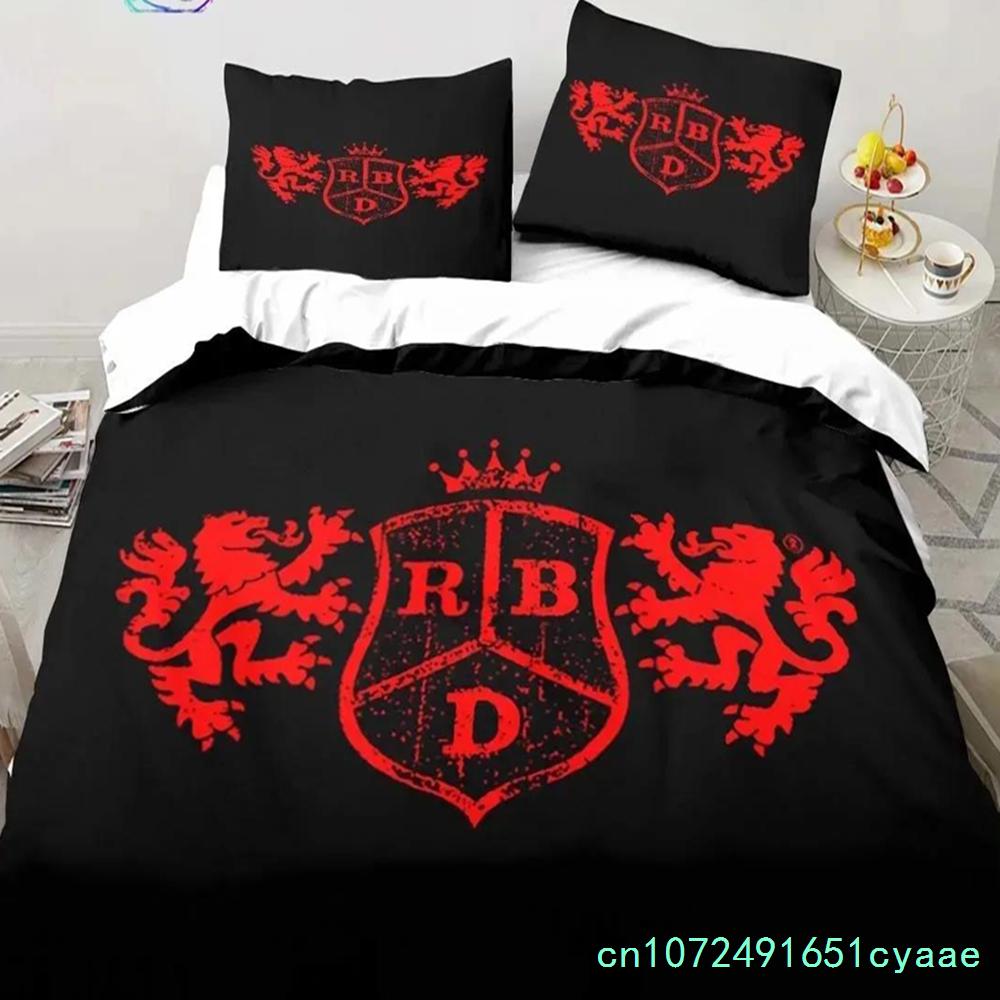 Band RBD Bettwäsche-Set Einzelbett Twin Full Queen King Size Bettwäsche-Set Schlafzimmer für Jungen und Erwachsene 3D-Druck Bettwäsche Geschenk für Musikliebhaber