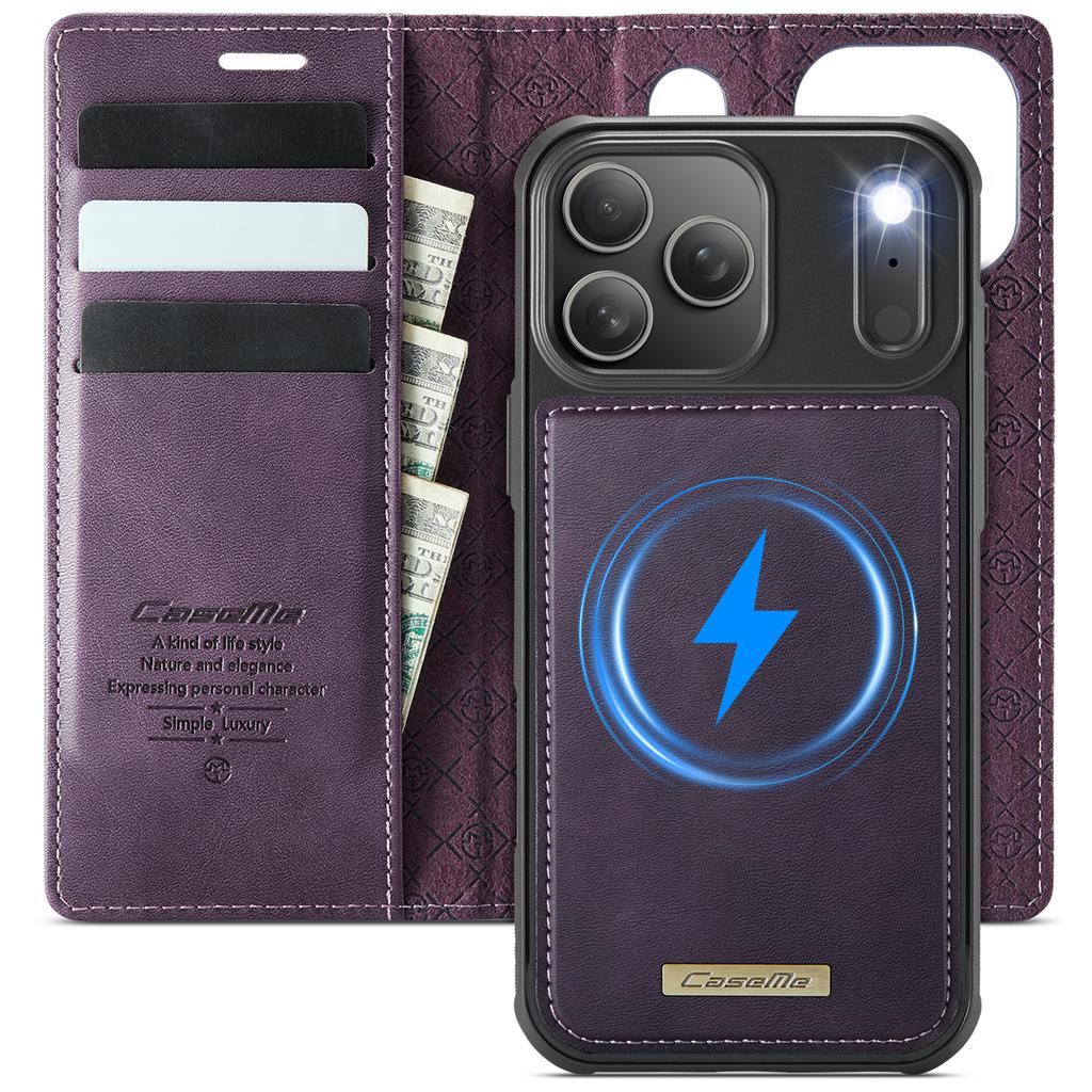 2-in-1 Magnetische Leder Geldbörse Kartenfach Hülle Für iPhone 18 Pro Max 17 16 15 Plus 14 13 12 11 17air 16E Ständer Tasche Abdeckung