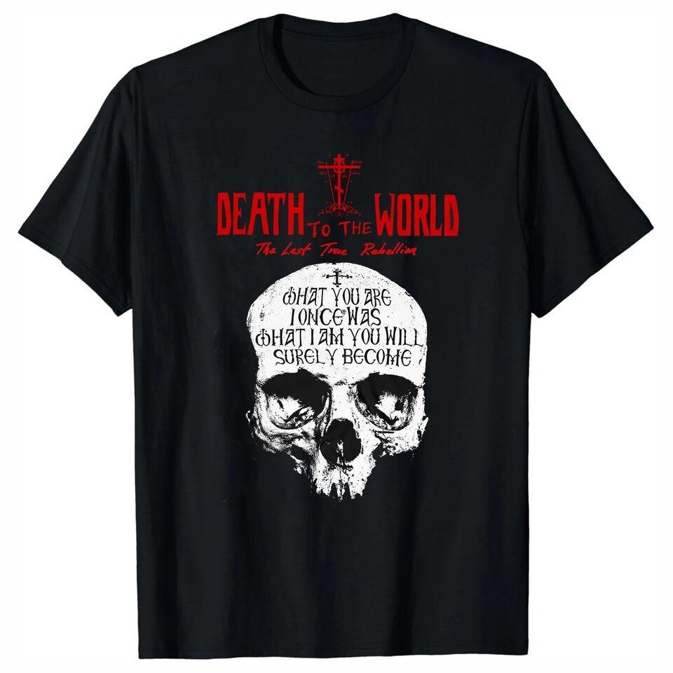 

Big SaleRussian Orthodox Saying Inscriptions Skull TShirt Size S5XL Unisex T-Shirt M