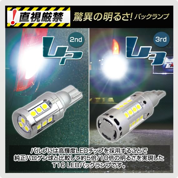 DELTA Direct LED Ultra Back 2nd T16 6000k 1200lm Back Lamp Only 1 Piece (D-2236)