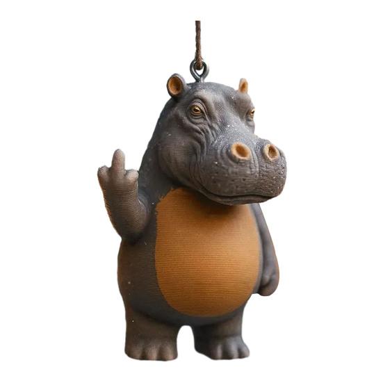 

Подвеска в виде животного Слон Жираф Бегемот Лягушка Дизайн Рождественское украшение Подвесное Рустикальный Праздничный декор D
