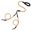 3 in 1 Reflective Multi Dog Leash Soft Foam Handle Anti Tangle Swivel Hook Heavy Duty Rope for Walking 3 Pets Together