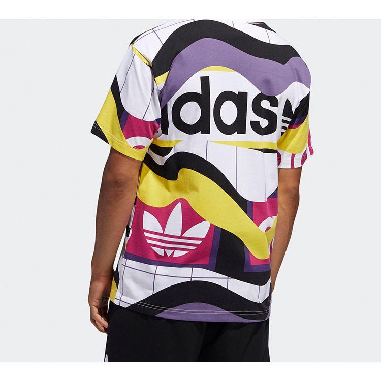 Adidas Originals Trefoil Casual Sport Round Neck Short Sleeve T-Shirt Men Tops White FM1553