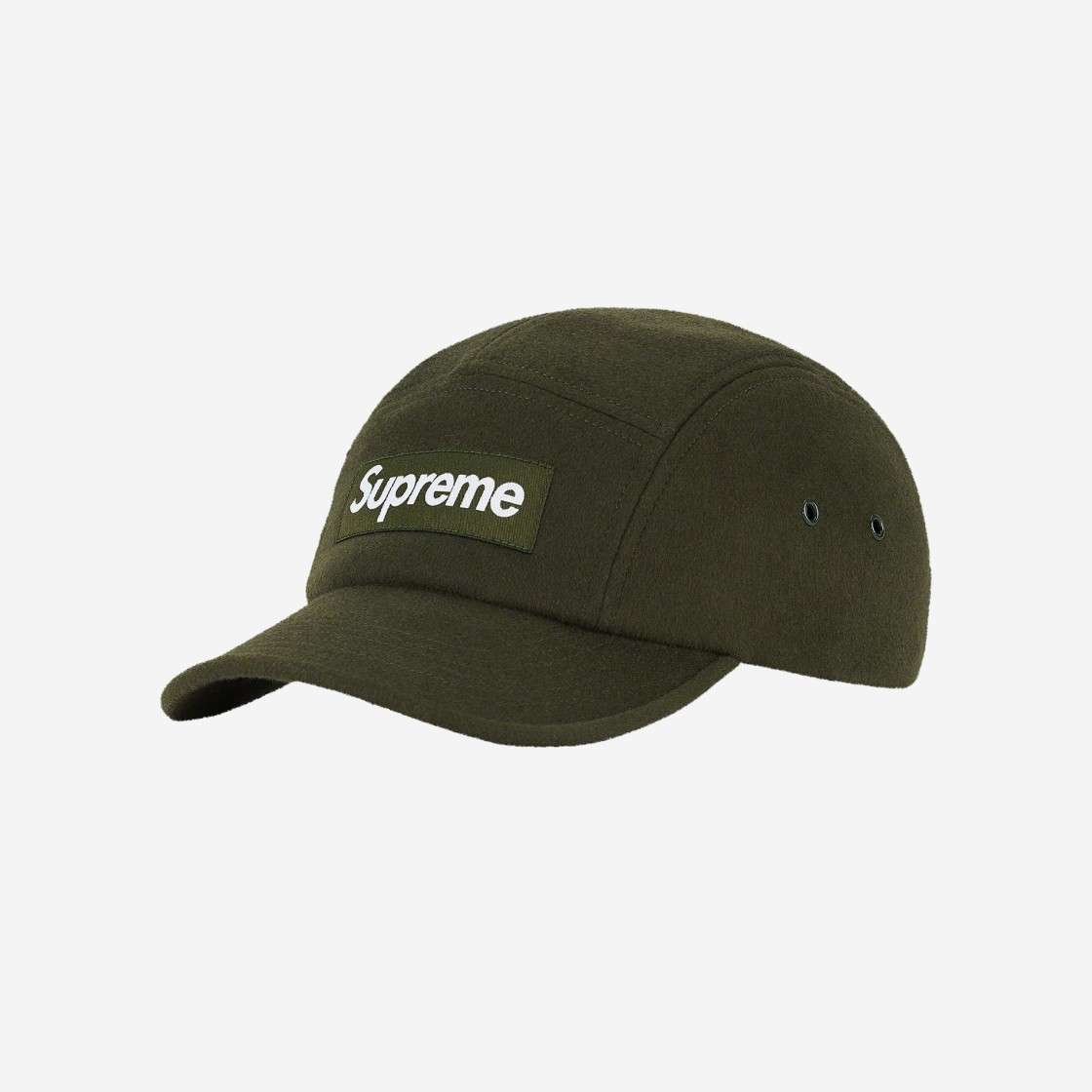 

Кепка Supreme Wool Camp Оливковая 21FW -