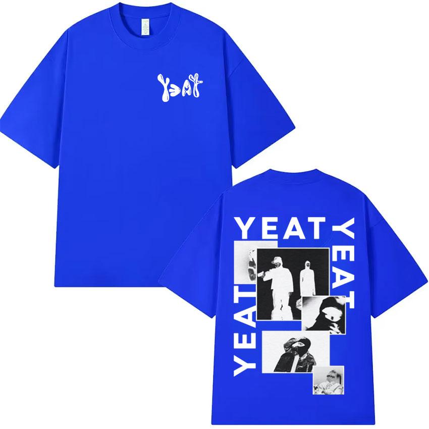 Rapper Yeat Harajuku Graphics Print Tshirt Mens Fashion Clothing Casual Cotton Short Sleeve Summer Oversized Streetwear T Shirt