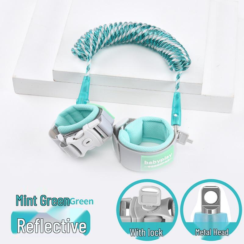 Children's Anti-Lost Wristband & Leash - Reflective Key Style for Toddlers & Strollers